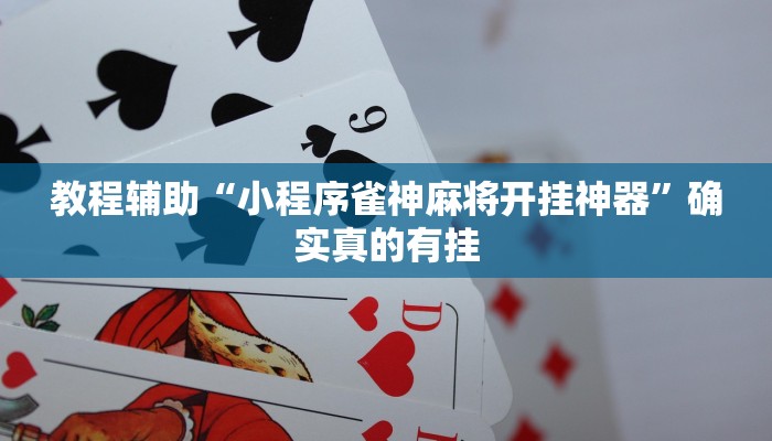 教程辅助“中至吉安麻将有挂吗”(原来确实是有挂)