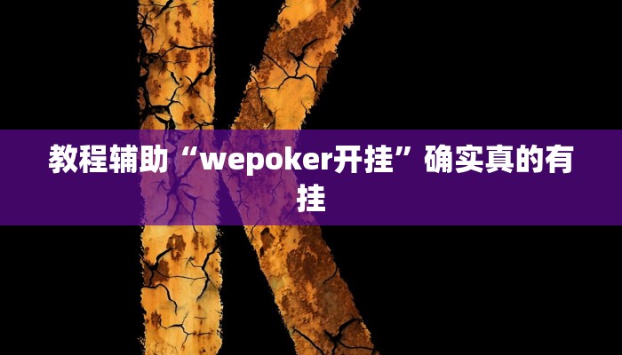 教程辅助“hhpoker可以作弊吗”(原来确实是有挂)