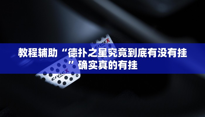 教程辅助“WePoKer透视底牌脚本”(原来确实是有挂)
