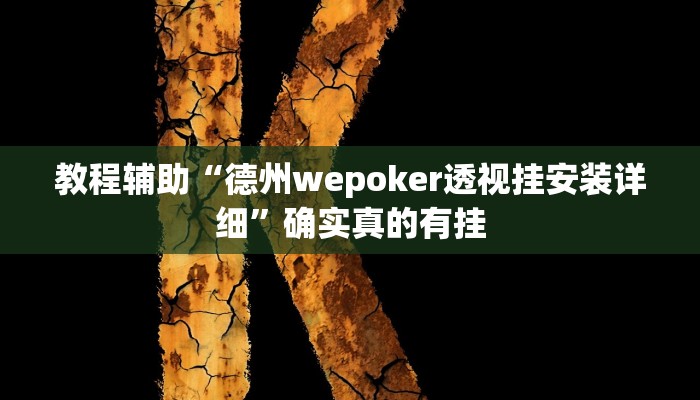 教程辅助“新荣耀棋牌开挂神器软件下载”(原来确实是有挂)