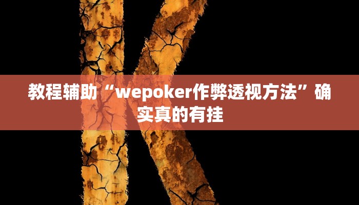 教程辅助“微乐陕西麻将小程序有没有挂”(原来确实是有挂)