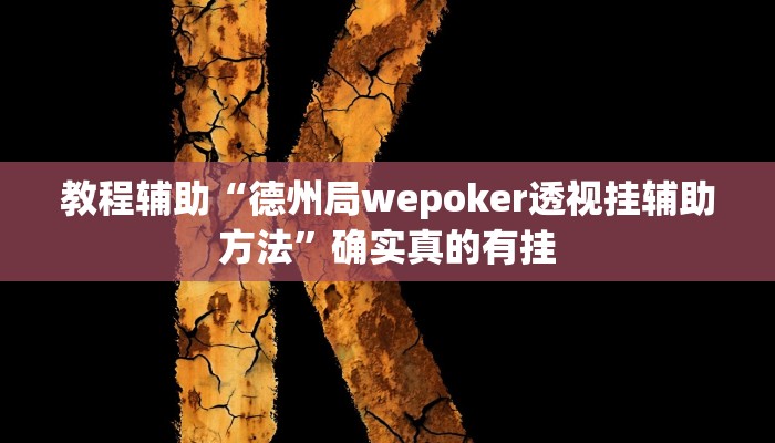 教程辅助“人海大厅透视开挂”(原来确实是有挂)
