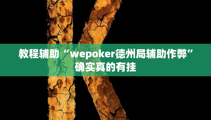 教程辅助“德扑之星真的有透视吗”确实真的有挂