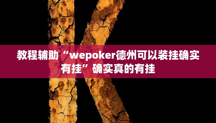 教程辅助“德扑之星作弊透视辅助”确实真的有挂