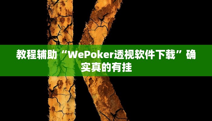 教程辅助“WePoker透视软件下载”确实真的有挂