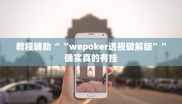 教程辅助“德州局wepoker透视挂真的假的”(原来确实是有挂)