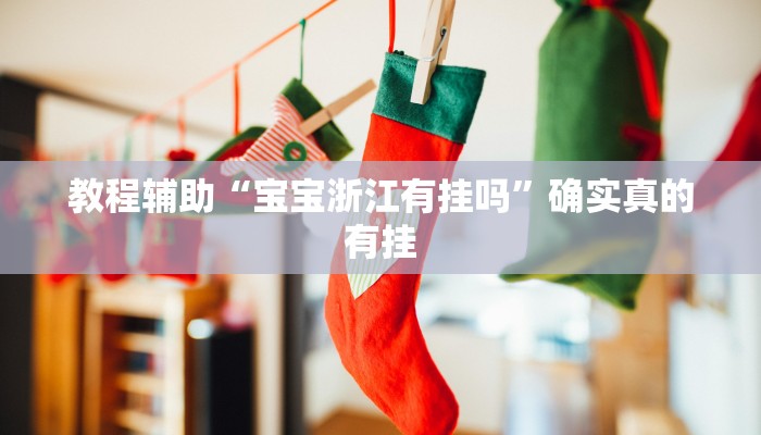 教程辅助“宝宝浙江有挂吗”确实真的有挂