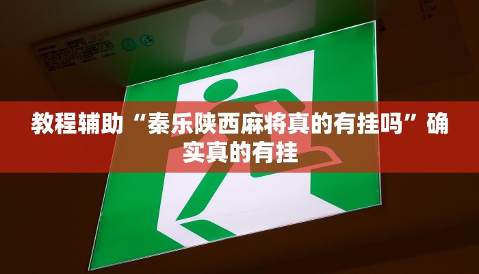 教程辅助“秦乐陕西麻将真的有挂吗”确实真的有挂
