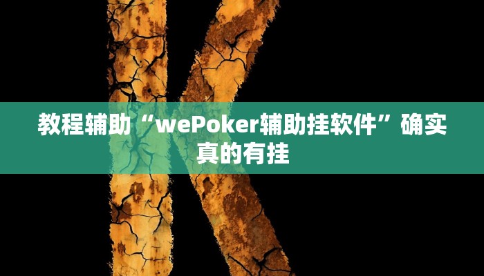 教程辅助“wePoker辅助挂软件”确实真的有挂