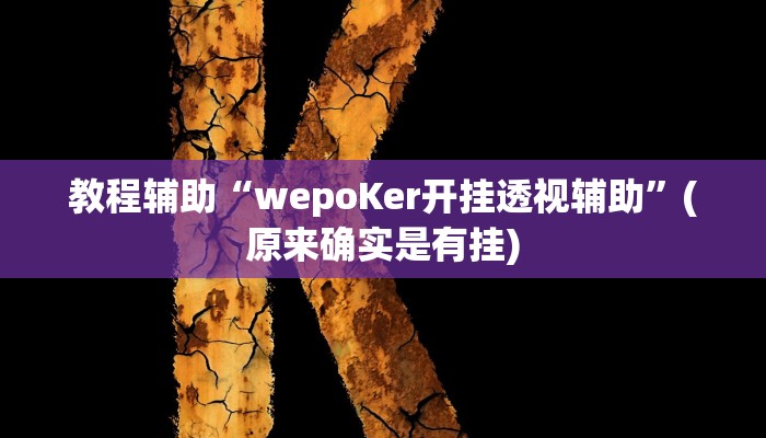 实测辅助”wepoker俱乐部透视挂软件”其实确实有挂