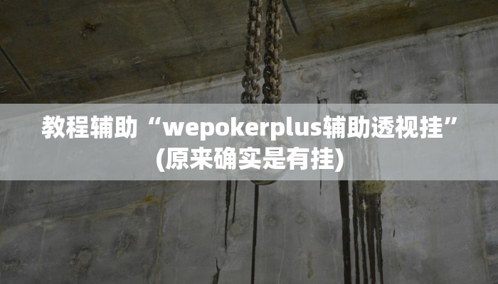 教程辅助“德扑之星开挂透视下载”(原来确实是有挂)