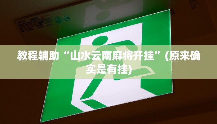 教程辅助“AApoker透视挂绝对是真的”(原来确实是有挂)