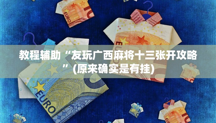 教程辅助“友玩广西麻将十三张开攻略”(原来确实是有挂)