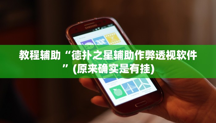 教程辅助“德扑之星辅助作弊透视软件”(原来确实是有挂)
