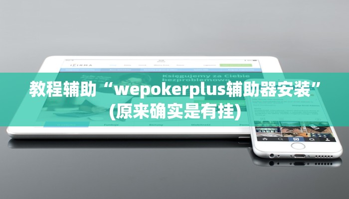 教程辅助“wepokerplus辅助器安装”(原来确实是有挂)