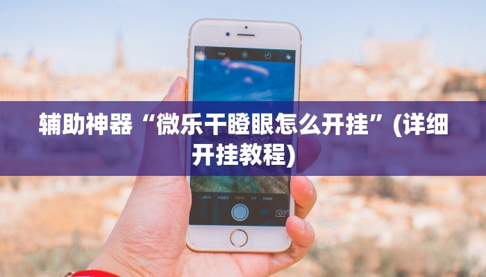 辅助神器“微乐干瞪眼怎么开挂”(详细开挂教程)