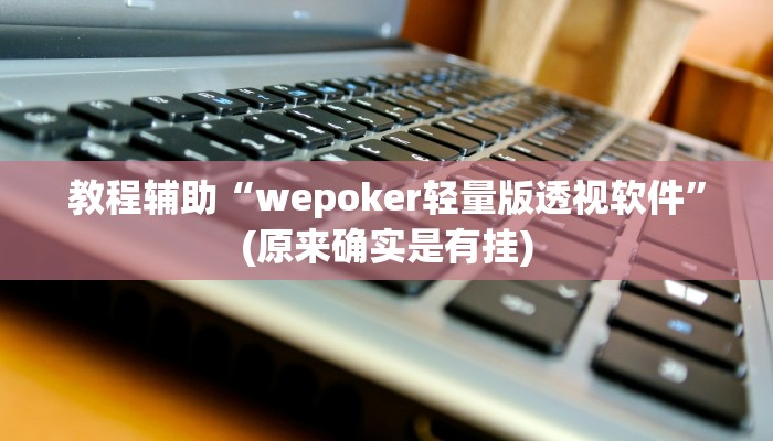 教程辅助“wepoker轻量版透视软件”(原来确实是有挂)