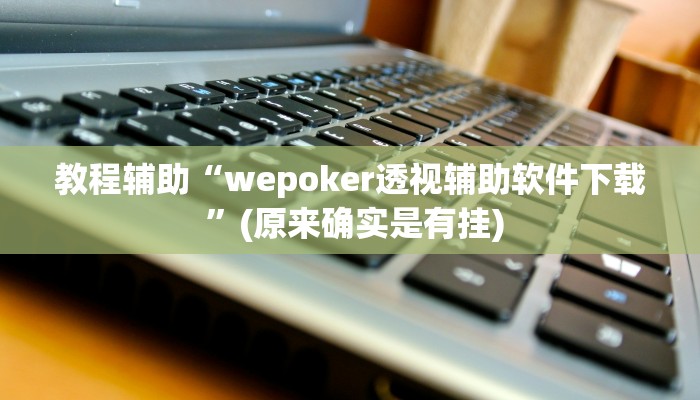 教程辅助“wepoker透视辅助软件下载 ”(原来确实是有挂)