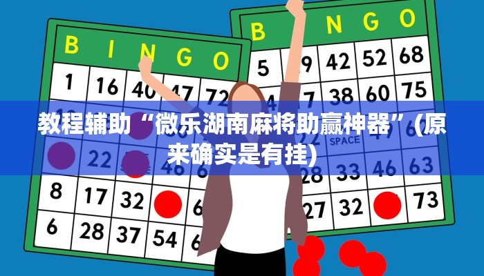 教程辅助“微乐湖南麻将助赢神器”(原来确实是有挂)