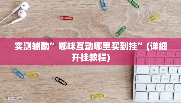 实测辅助”嘟咪互动哪里买到挂”(详细开挂教程)