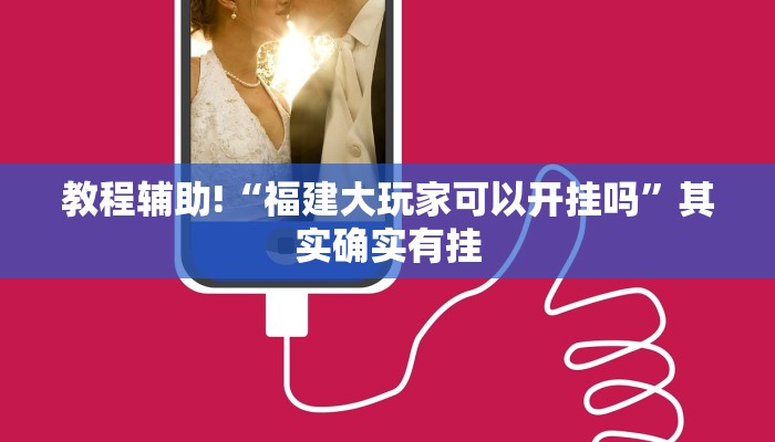 教程辅助!“福建大玩家可以开挂吗”其实确实有挂