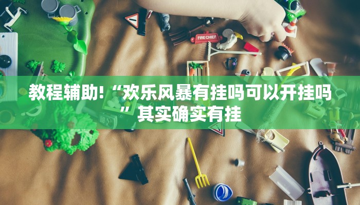 教程辅助!“欢乐风暴有挂吗可以开挂吗”其实确实有挂