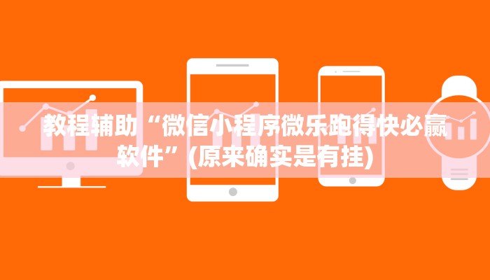 教程辅助“微信小程序微乐跑得快必赢软件”(原来确实是有挂)