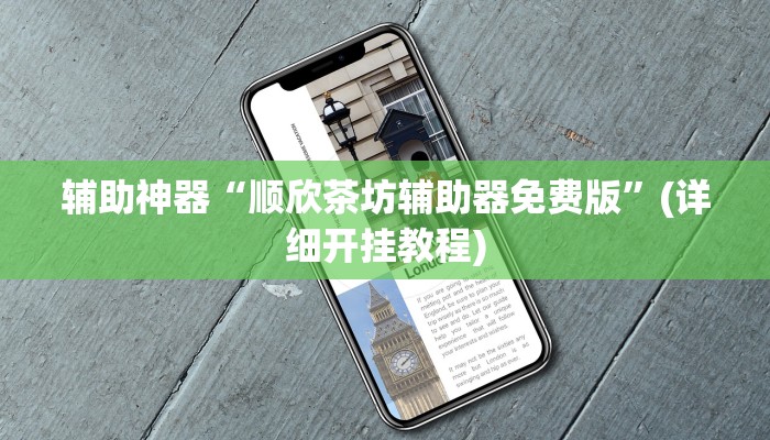 辅助神器“顺欣茶坊辅助器免费版”(详细开挂教程)