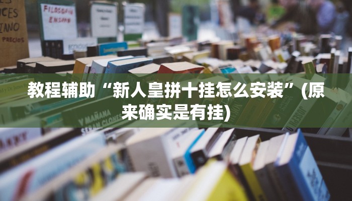 教程辅助“新人皇拼十挂怎么安装”(原来确实是有挂)