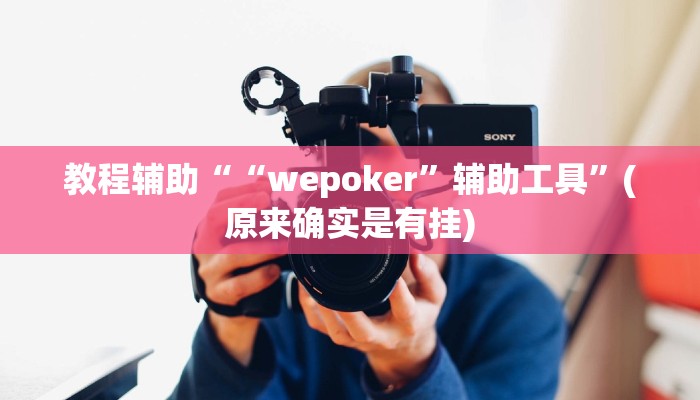 教程辅助““wepoker”辅助工具”(原来确实是有挂)