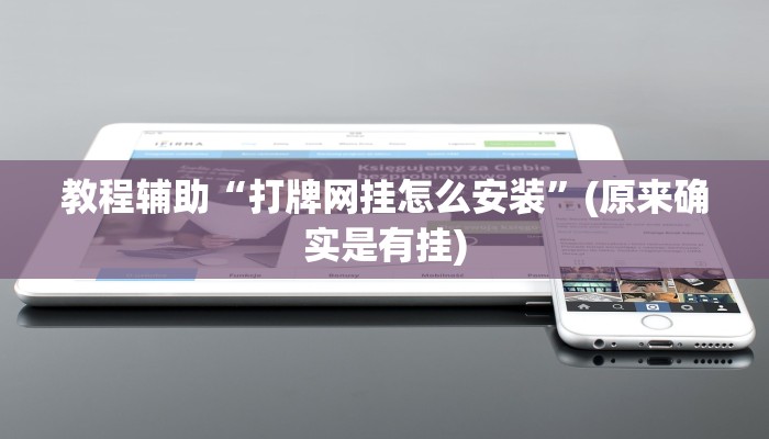 教程辅助“打牌网挂怎么安装”(原来确实是有挂)