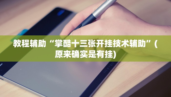 教程辅助“掌酷十三张开挂技术辅助”(原来确实是有挂)