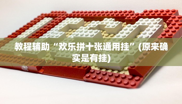 教程辅助“欢乐拼十张通用挂”(原来确实是有挂)