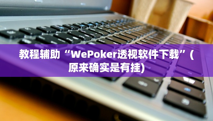 教程辅助“WePoker透视软件下载”(原来确实是有挂)