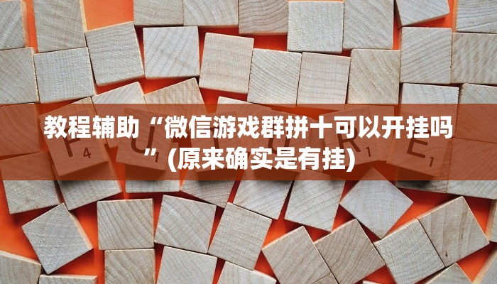 教程辅助“GG扑克作弊开挂方法功能”(原来确实是有挂)