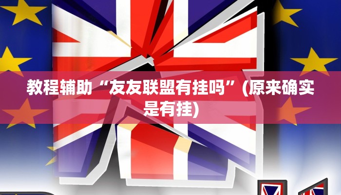 教程辅助“友友联盟有挂吗”(原来确实是有挂)