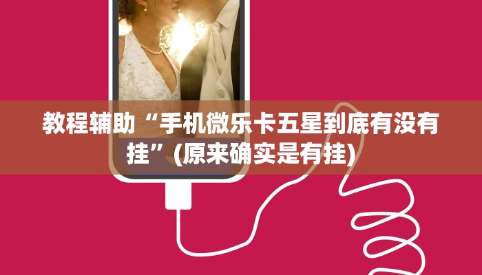 教程辅助“手机微乐卡五星到底有没有挂”(原来确实是有挂)